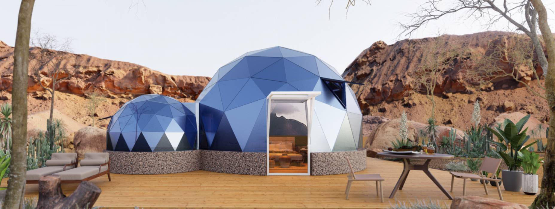 汉寿县球形智能光伏玻璃星空房